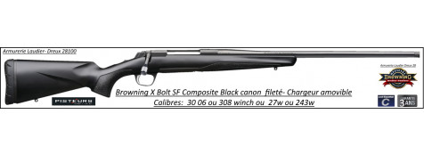 Browning x Bolt SF composite Black threaded Calibre 30 06 Répétition filetée -Ref 40900