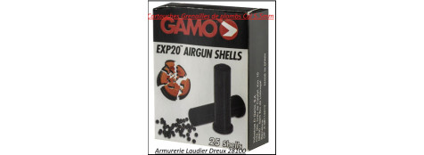 Cartouches air comprimé Gamo Viper 25 dispersion GRENAILLES calibre 5.5 mm 0.36 grammes-boite de 25-Ref 42348