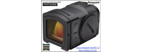 Viseur Aimpoint ACRO C2 Point rouge mini-AVEC EMBASE 21 MM -Promotion-Ref 44849
