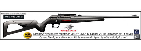 Carabine Winchester XPERT COMPO calibre 22 Lr threaded répétition chargeur 10+1-Promotion-Ref FN-525203102