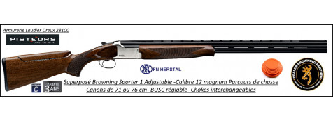 Superposé Browning B 525 New Sporter1 adjustable Calibre12 mag Canons 76 cm Parcours de chasse BUSC REGLABLE -Promotion-Ref 23972B