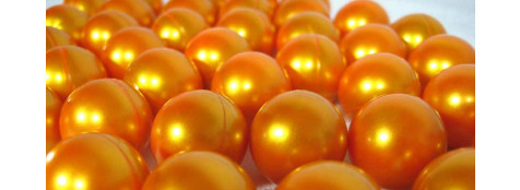 Billes paintball- Cal 68 par 2000-Orange-Ref 11113