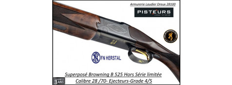 Superposé Browning B525 Shadow Calibre 28/70 Hors Série Limitée Canons 71cm noyer grade 5-Ref 018187813-FN