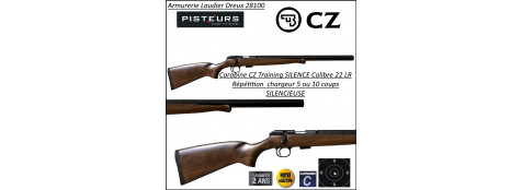 Carabine CZ Mod 457 training SILENCE Calibre 22 LR Répétition -Promotion-Ref CZ 457 training SILENCE-782738