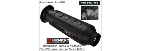 Monoculaire Thermique Hikmicro Lynx Pro LH25 jour nuit pour observation 1200 m Zoom numérique : 1 ×, 2 ×, 4 ×, 8 ×-Promotion -Ref  Lynx Pro LH25