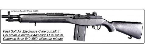 Fusil  M14 FULL METAL-" Spécial Opération"- électrique Cybergun - Cal. 6 mm-"Promotion".Ref 14256 cyb
