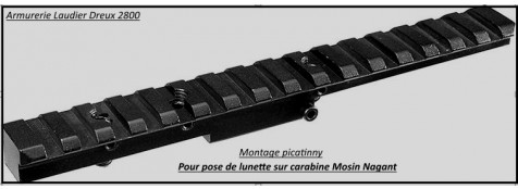 Montage-lunette-MOSIN NAGANT-1891/30-- rail picatinny- 25611