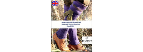 Chaussettes- anglaises- Pennine-Knicker--DS 546- Sportman Viola--Taille M ou L.