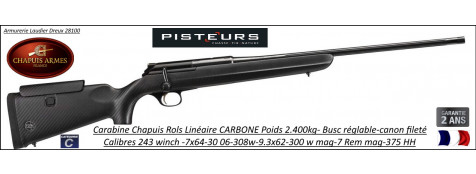 Carabine ROLS CARBONE Chapuis Calibre-30-06 winch Répétition lineaire-Promotion-Ref rols carbon 3006