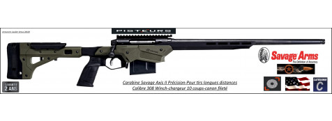 Carabine Savage Axis II Précision Calibre 308 winch Répétition 10 coups Crosse réglable rails picatini -Promotion-Ref 782332