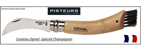 Couteau Opinel spécial champignon -Manche-hêtre-Ref 10847