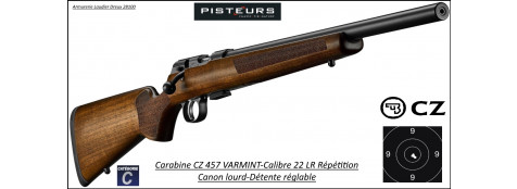 Carabine CZ Mod 457 Varmint Calibre 22Lr Répétition -Promotion-Ref CZ 457  varmint-781401