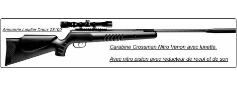 Carabine Crossman-NITRO VENON.Air comprimé-Cal 4.5 m/m-Nouveauté Nitro piston-"Promotions"-10 joules ou 24 joules.