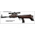 Carabine-Air comprimé-QB  57-Cal 4.5mm-Démontable-Armement levier latéral- + lunette 4x20 + boite de 400 plombs-Promotion- Ref 11225