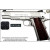 Pistolet colt 1911 Soft air Calibre 6mm C02 Blow-Back-culasse mobile-gun-stainless-Full-métal-1.1 joule-17 coups-Ref 28218