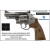 Revolver Smith & wesson M29 Air CO2 Calibre 4,5 mm Bleui Canon 3 " Barillet 6 coups plombs billes métal Full métal-Ref 41718