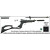 Pack Pistolet  Carabine Artemis CP2 black CO2 air  Calibre 4.5mm semi automatique plombs jupe 9coups TIR entrainement-Ref 46287