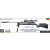 Carabine UMAREX 850 M2 XT Air magnum Calibre 4.5mm C02-88 grammes-KIT+ lunette + silencieux + bipied 16 joules-Promotion-Ref 37842