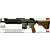 Carabine HK MR 223 A3 RAL 8000 Slim Line Hkey-semi-automatique Calibre 223 Rem crosse télescopique Canon 16.5 pouces-Avec-Autorisation-Préfectorale-B4-Ref HK-MR-223-A3-Ral-8000-canon-16.5 pouces