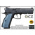 Pistolet CZ 75 SHADOW 2 BLEU Calibre 9 Para-Semi automatique-Catégorie B1-Promotion-Avec-Autorisation-Préfectorale-B1-Ref 777709