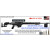 Carabine Ruger Précision rifle Calibre 338 Lapua Magnum  Répétition Crosse réglable-pliante sur le coté-rails picatini +Frein bouche Ruger Magnum-Promotion-Ref 32502160
