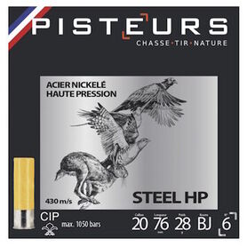 Unifrance pisteurs 20 Magnum/76 Black Steel 28 g Acier haute pression bourre jupe